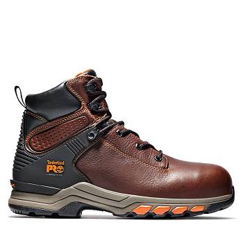 Timberland PRO Hypercharge 6" Comp Toe - Bordove Pracovne Cizmy Panske, TB0305P